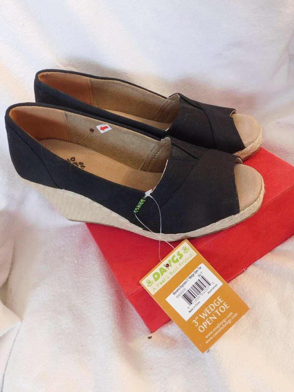 Ladies Dawgs Wedge Heels - Open Toe